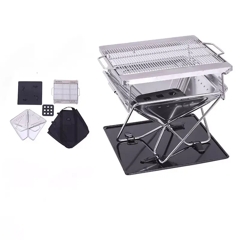 High quality 100% outdoor cooking steel charcoal cooking BBQ grill grill supplies Featured Image