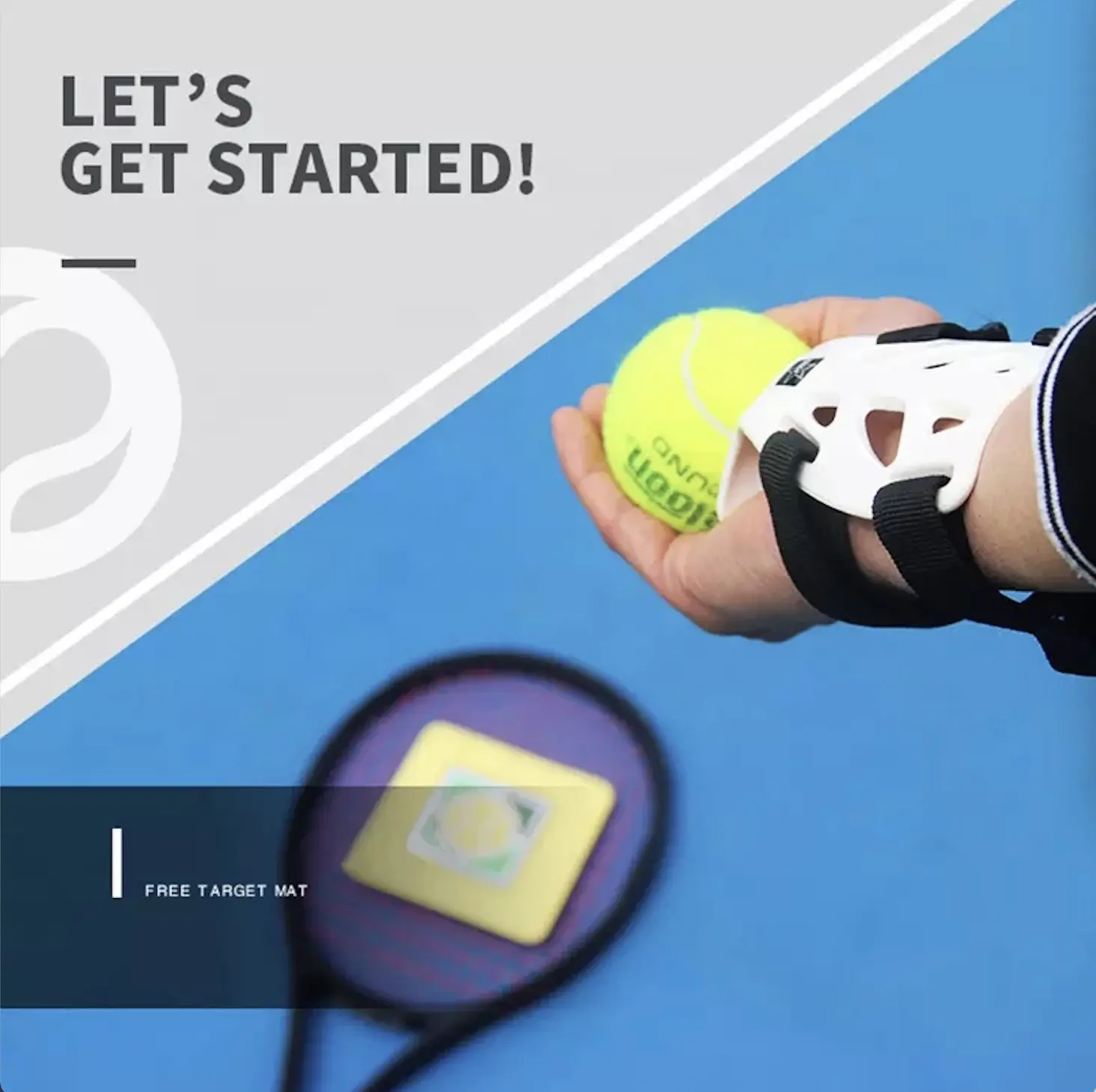 Toss Doctor Tennis Serve Trainer Correct Posture Tennis Training Machine Equipment Professional Tennis Trainer for Toss Solo Featured Image