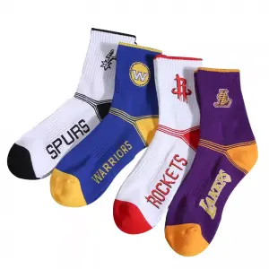 Non slip ankle crew socks running bike basketball sport socks