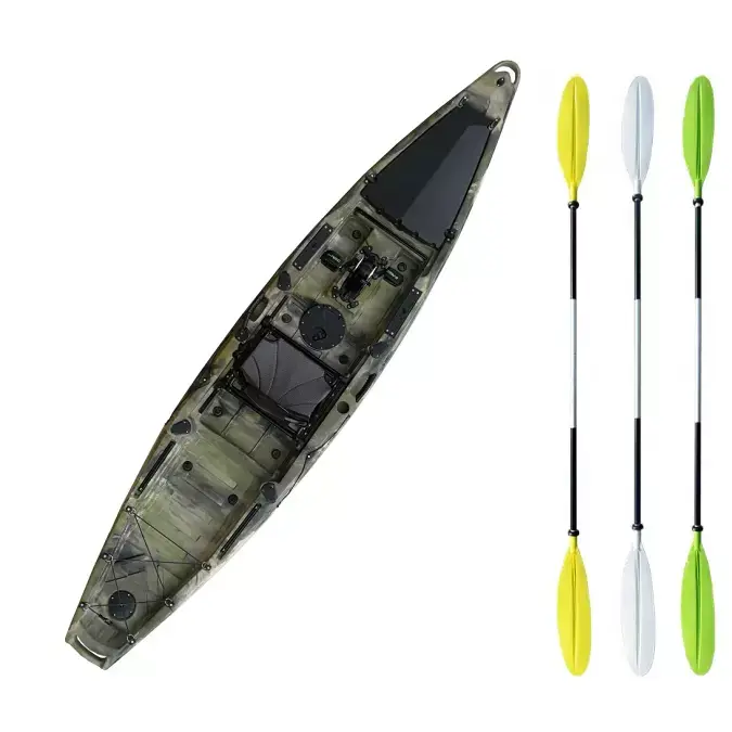 3.5ft kayak ocean clear fishing boat professional kayak with propeller pedal Featured Image