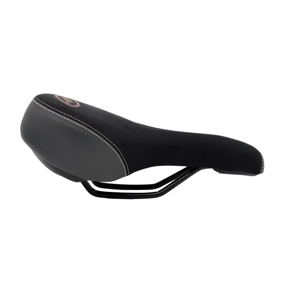Black & Gray Bike Saddle Duel Density Reactive GEL Soft Seat