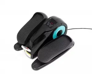 Mini Pedal Stepper Exerciser Machine Under Desk Cycle Quiet Trainer Fitness Elliptical Mini Twist Stepper