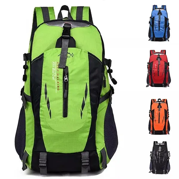 Nakatumi Wholesale 40L Waterproof Large Capacity Mountaineering Climbing Camping Travel Outdoor Sports Bag Hiking Backpacks