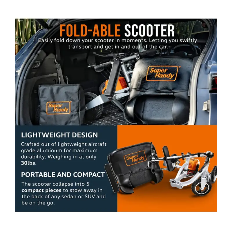 Folding Mobile Scooter (Upgraded Design) – Electric