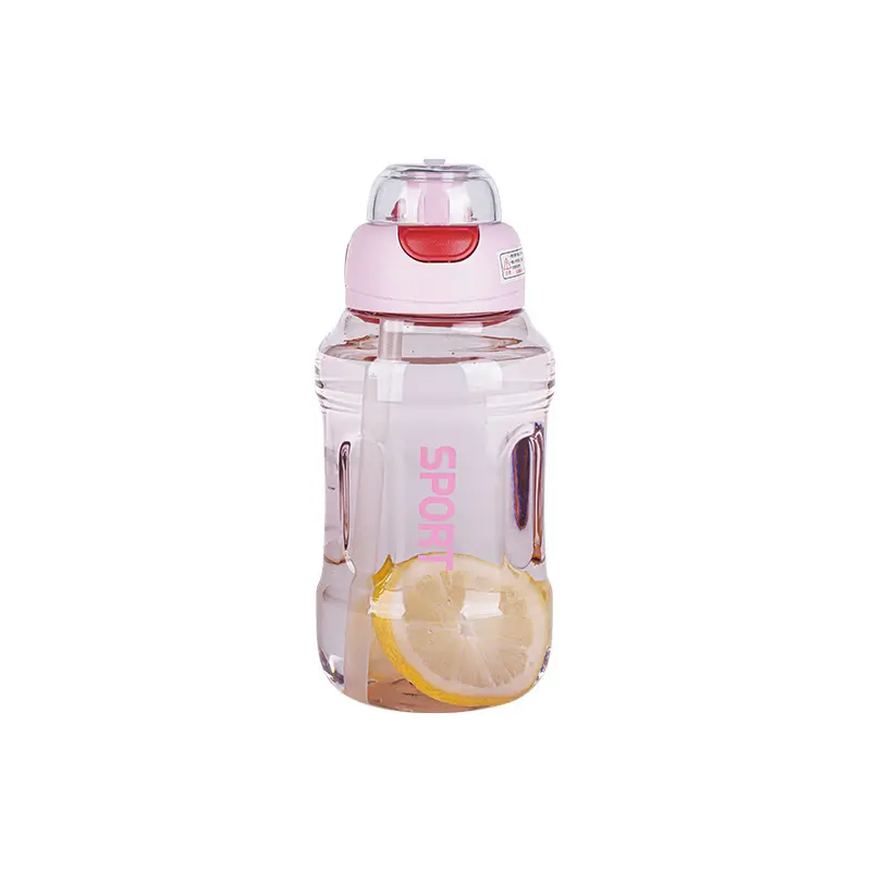 Large capacity water cup women’s high temperature resistant portable ton barrel ton sports fitness kettle bottle straw cup summer tongton bucket Featured Image