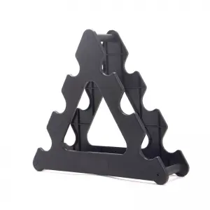 Leaf triangular dumbbell stand