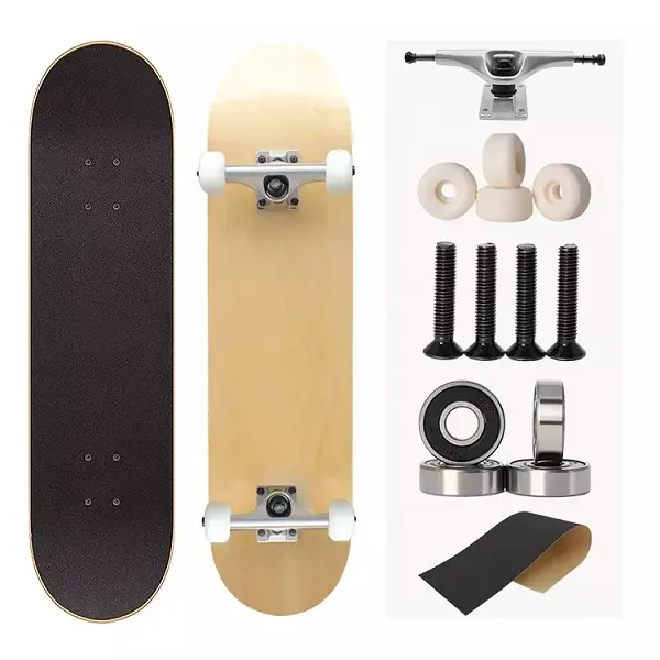 buy professional patinetas tablas de skate canadian maple veneer skateboard complete for sale