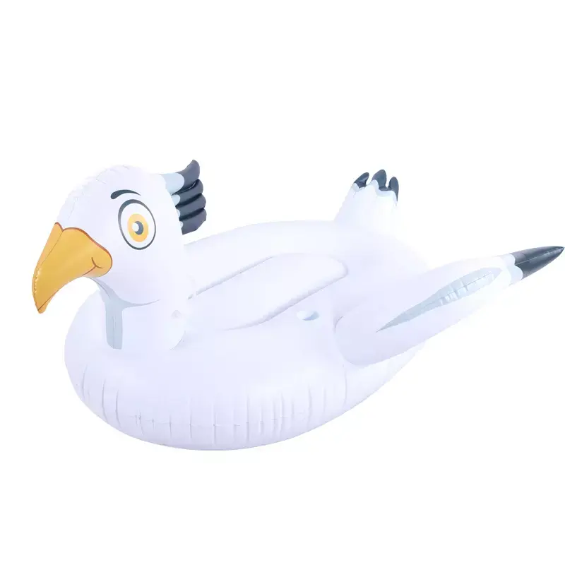 Inflatable seagull pond float beach air cushion Featured Image