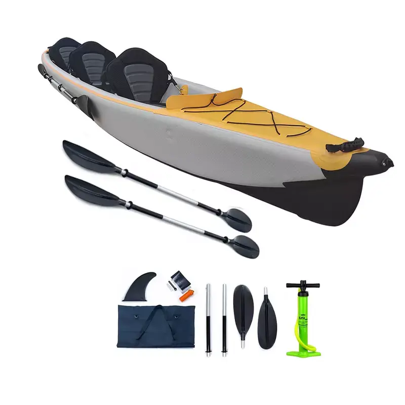 Canoe kayak kayak rowing 3 people drop needle inflatable kayak Featured Image