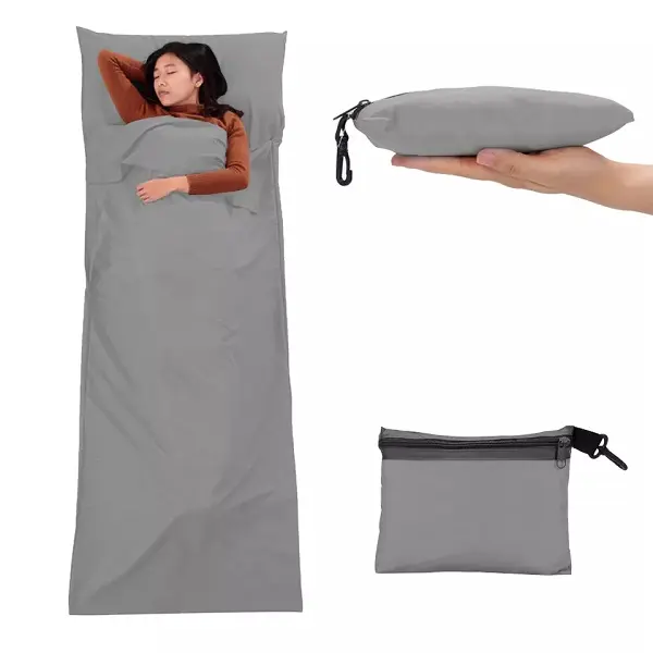 Adult Sleeping Bag for Outdoor Travel Hotels Pure Cotton Ultralight Envelope Portable Sanitary bag