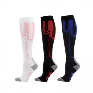 New high elastic knee high compression socks