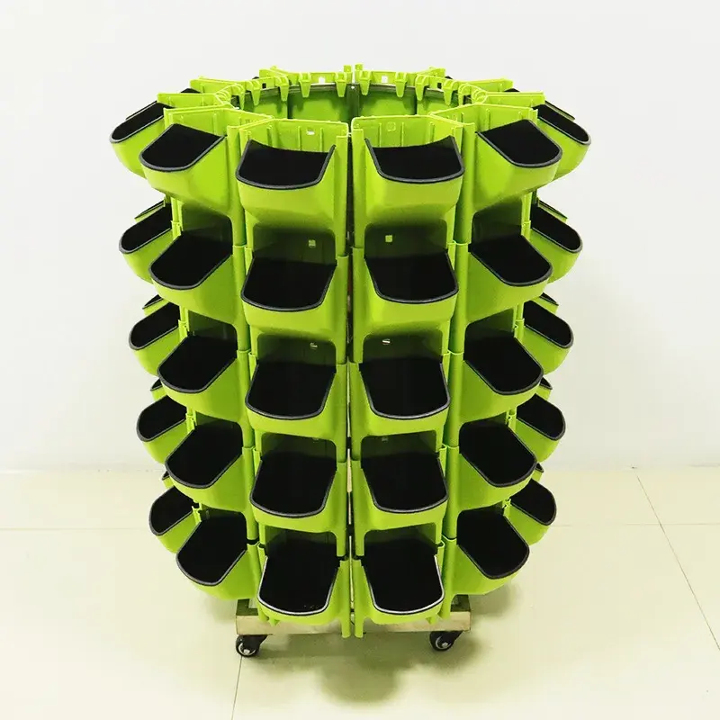 Movable Plant Wall Greening Balcony Vegetable Planting Pot Resin Plastic Combination Flower Pot