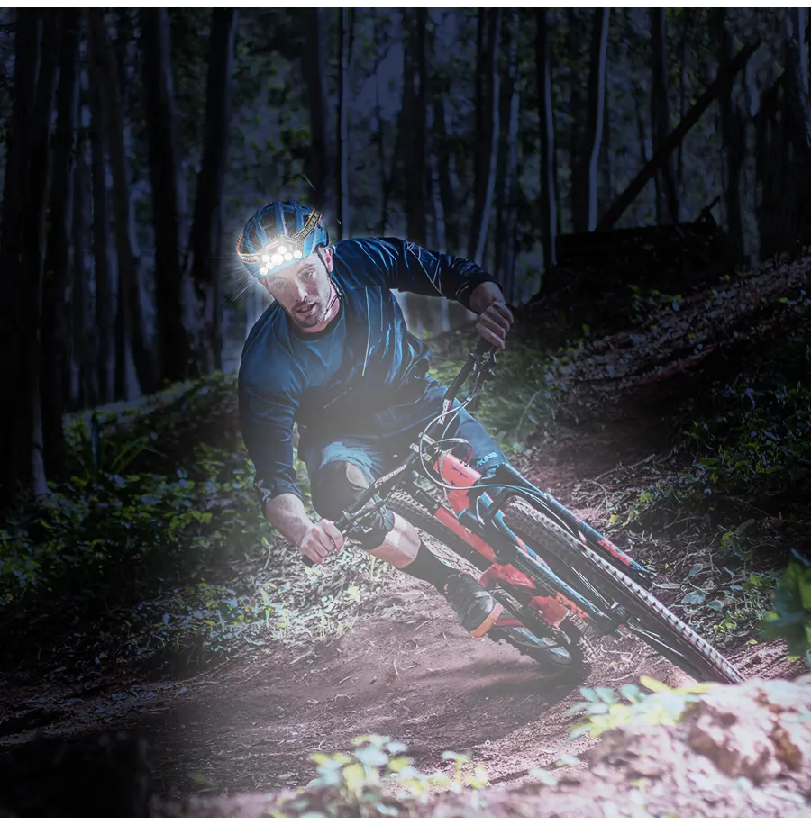 USB charging portable flashlight lantern headlight