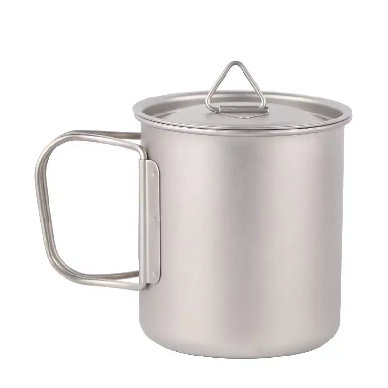 Camping titanium water cup cookware Featured Image