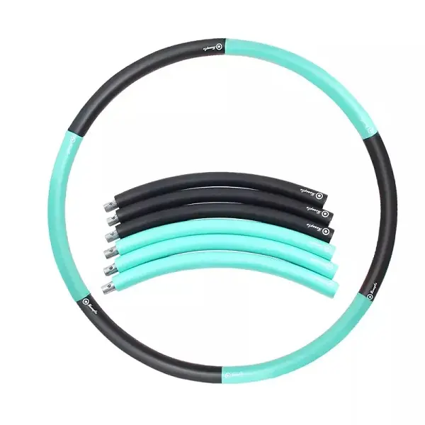 Portable Weighted Hula Loop Adjustable Stainless Steel Adult Best Hula Hoops Fitness Exercise For Gym Equipment Featured Image