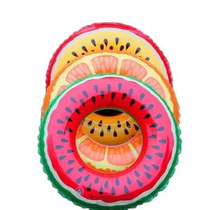 Watermelon inflatable pool, floating circle, swimming ring, children, adult swimming