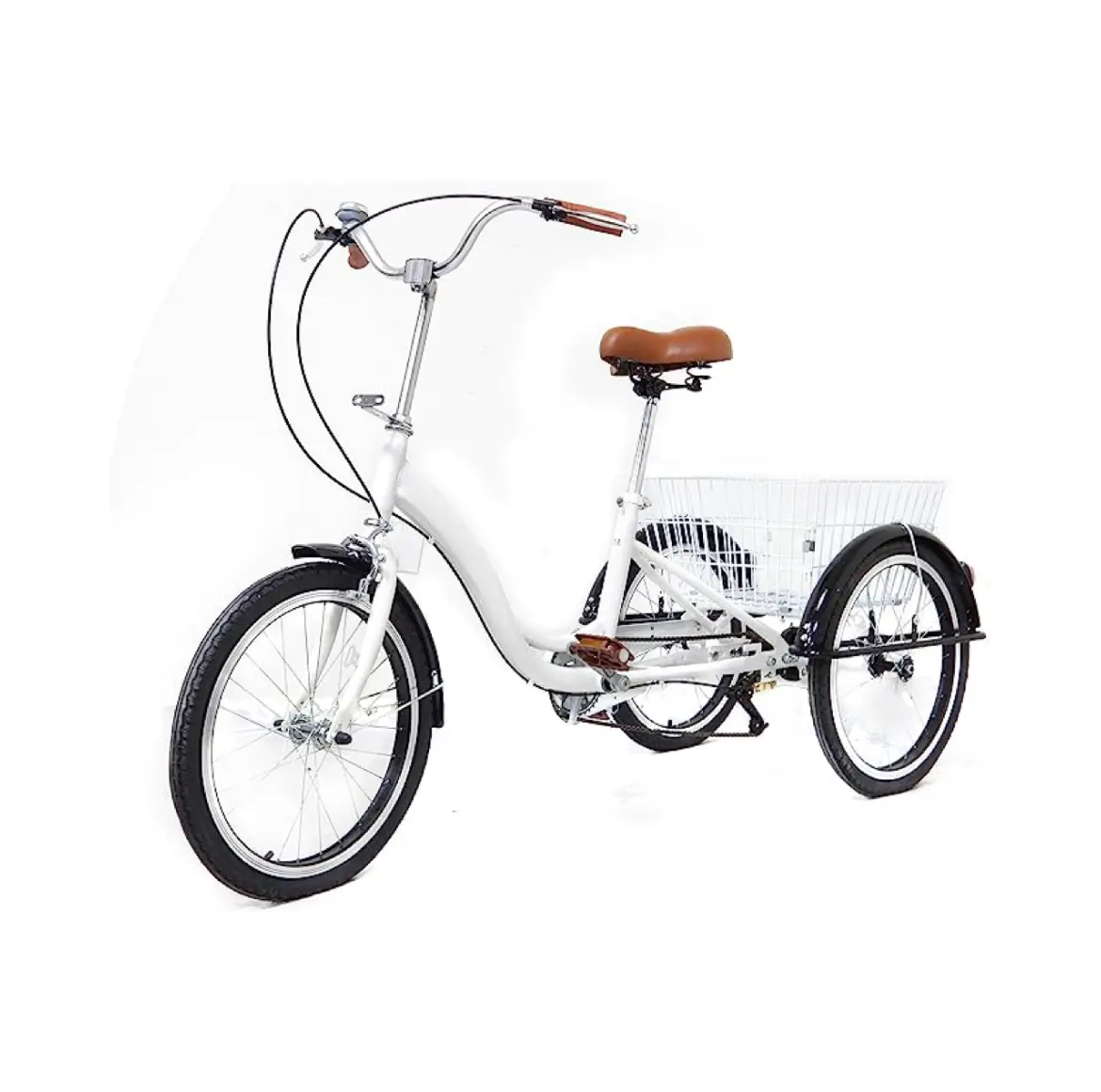 20″ Tricycle Adult Tricycle Adult Bicycle Pedal Bike Outdoor Sports Shopping Featured Image