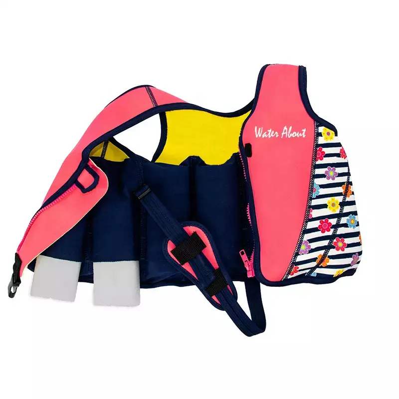 Custom Children Swimming Pool Accessories Cartoon Kids Floating Vest Child Life Jacket Buoyancy Vest Water Kids Swimm Vest