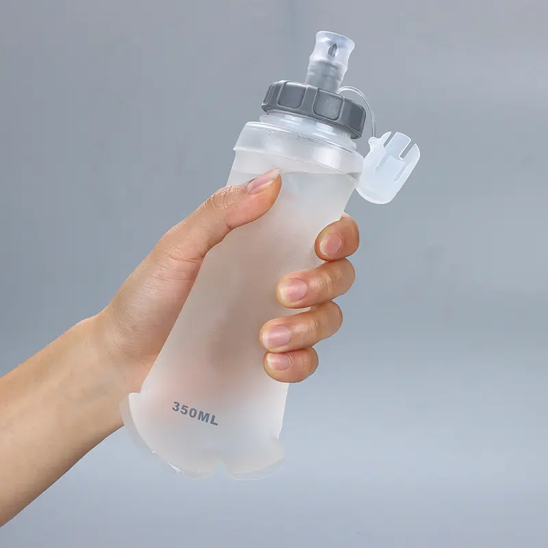 TPU portable soft outdoor sports cycling water bottle