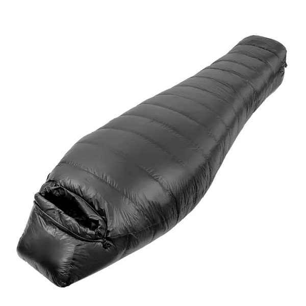 High Quality 4 Seasons Lightweight Portable Waterproof Camping White Goose Down Mummy Sleeping Bag with Compression Sack