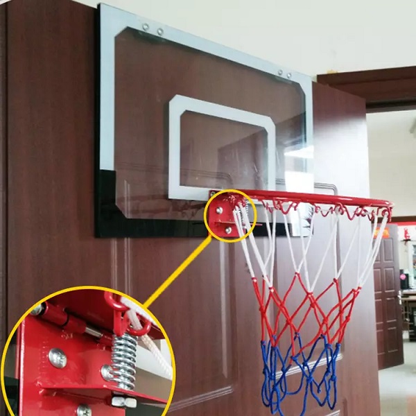 Basketball Stand and Hoop Transparent Basketball Frame Indoor Children’s Hanging Basketball Rack