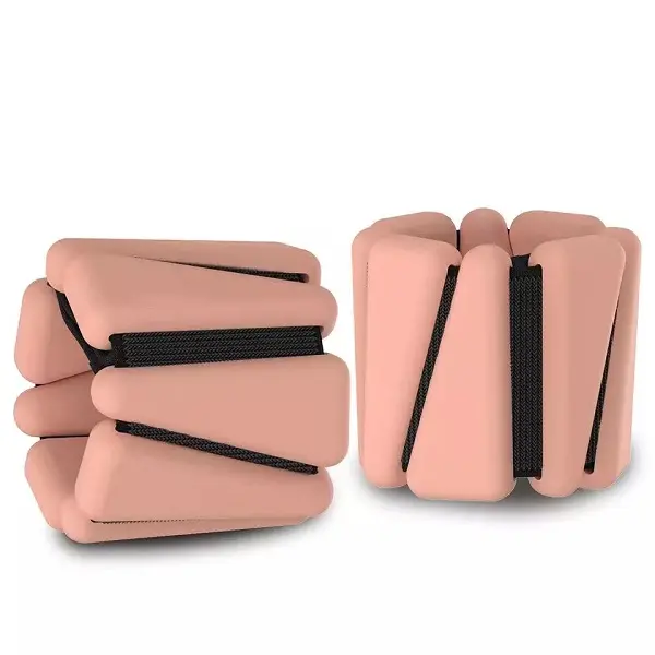 Custom Logo Women Exercise Fitness Sport Ankle Weight Weighted Wrist Bangles Triangle And Stripe Dumbbell