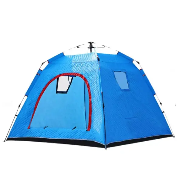 Portable foldable ice fishing tent aluminum pole winter camping tent factory camping supplies tent camping outdoor waterproof Featured Image