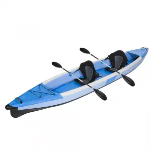 Water sports 2 people sitting fishing, inflatable drop needles, folding canoes, kayaks