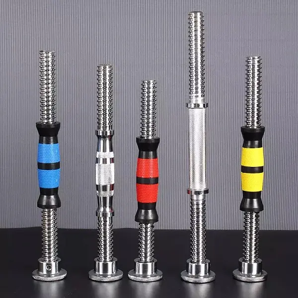 Custom/Wholesale high quality dumbbell accessories electroplating surface 35cm/40cm/45cm dumbbell connect stick/Dumbbell Rod