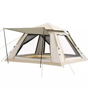 Summer Ventilation on All Sides Quick Opening Tent Collapsible Camping Tent with Mesh Screen Automatic Camping Tent