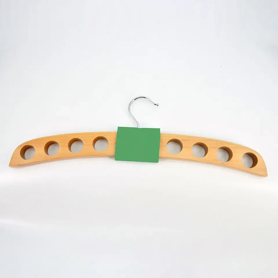 Multi Function Tie Scarf Hanger Space Saving Clothes Towel Storage with 10 holes