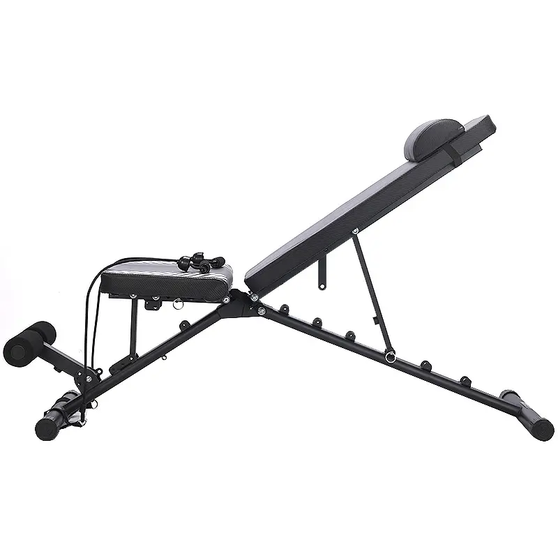 Folding multifunctional dumbbell stool fitness chair