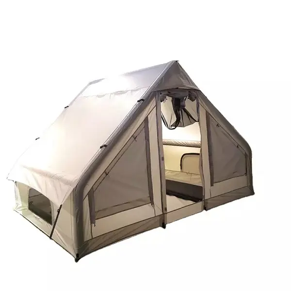 6-8 person Big Camping Tent Waterproof 2 Bedrooms big size travel tent Wind Resistant Outdoor Air tent Featured Image