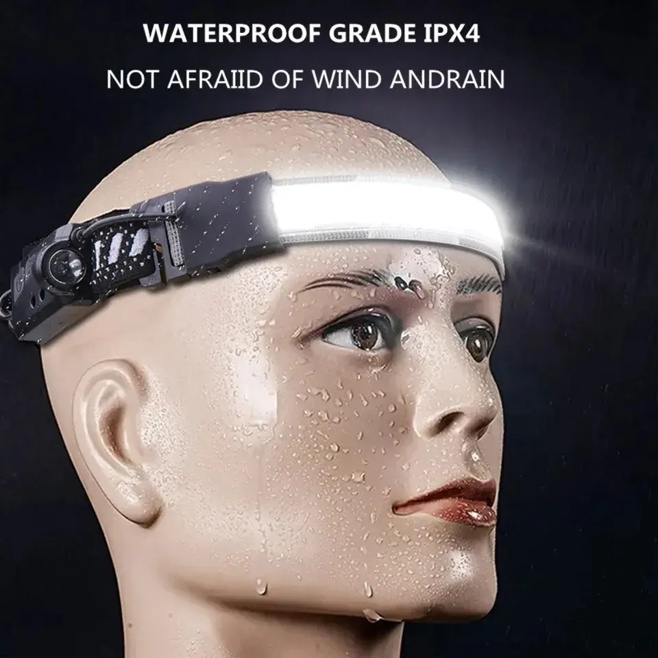 USB charging night fishing running headlights