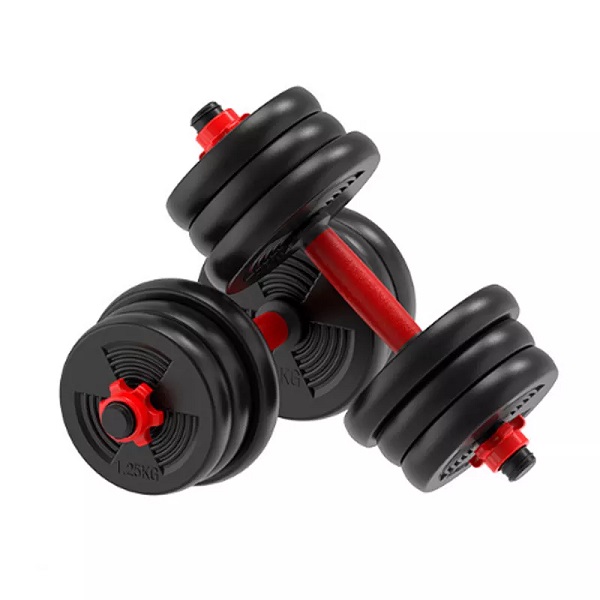 Factory supply gym weight lifting adjustable removable barbell dumbbell set