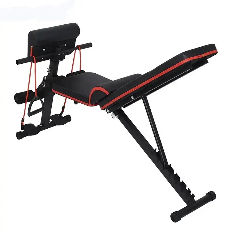 Adjustable dumbbell weight stool with foldable stool