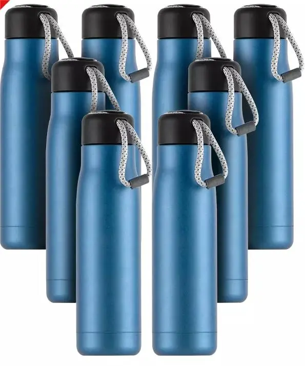 Rust steel double wall thermos flask sports water bottle Featured Image