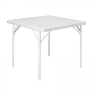 Foldable portable square table