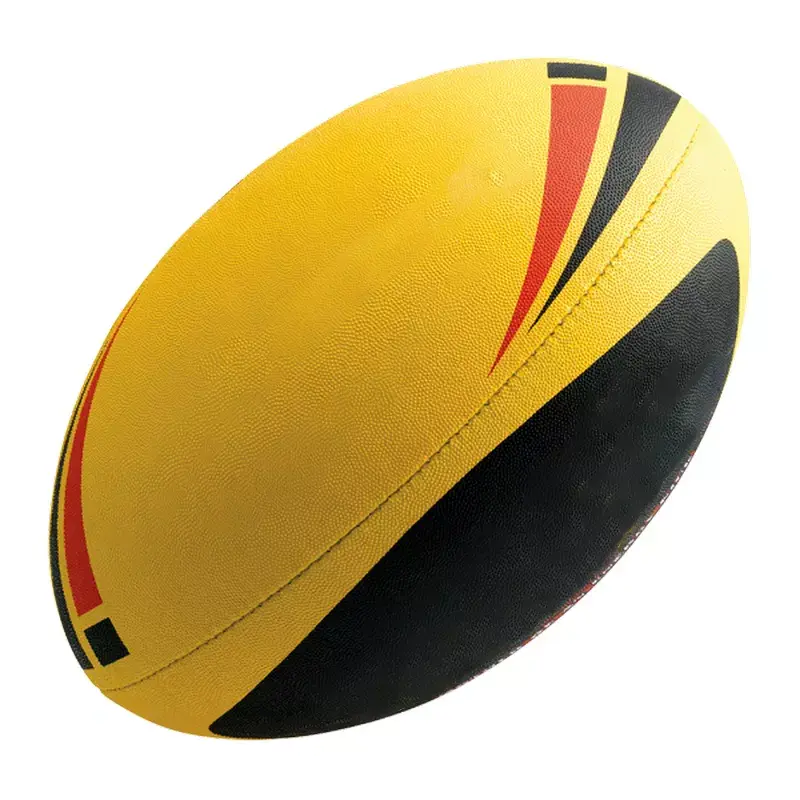 Rugby American Football OEM Custom Printing Rugby Embossed Size F9 Ball Featured Image