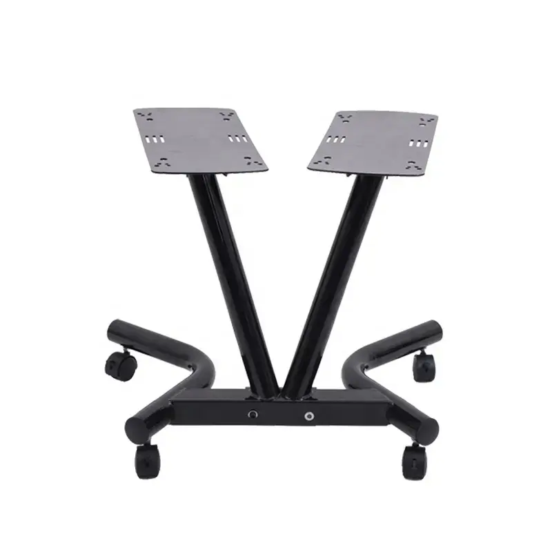 Durable home workout adjustable dumbbell stand