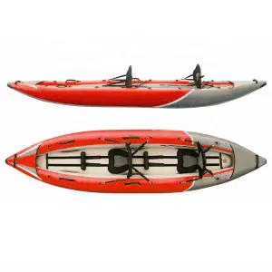 Wholesale PVC Boat Tandem Kayak Inflatable, Canoe 2 Person Inflatable Kayak