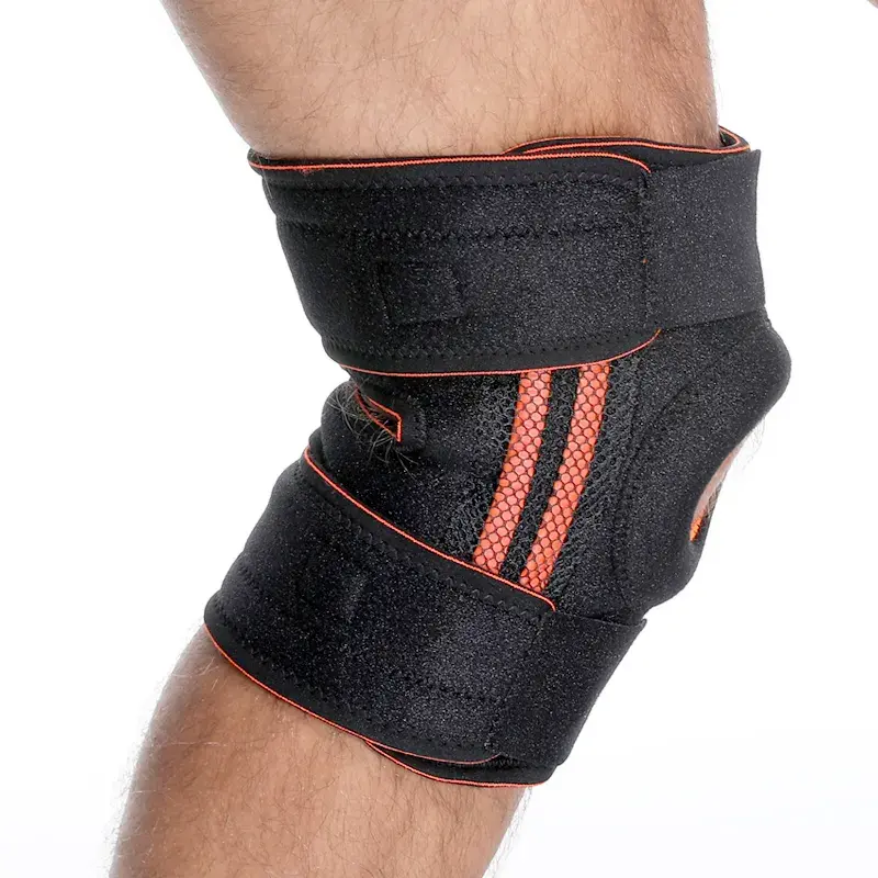 Customizable silicone knee pads for running and riding anti-skid pressure damping adjustable knee pads