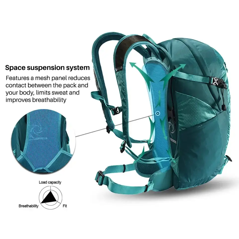 20L/26L Hiking Daypack Ultralight Lightweight Backpack Waterproof Camping Backpack for Outdoor Sports