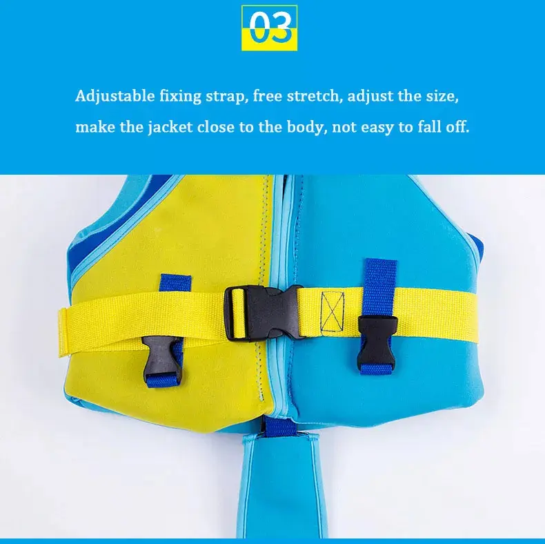 Wholesale Fashionable Learn To Swim Neoprene Kids Children Life Jackets Baby Swimming Buoyancy Vest Floatt Vest