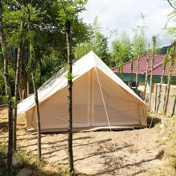 Popular high quality cheap foldable family camping large 4 season tent