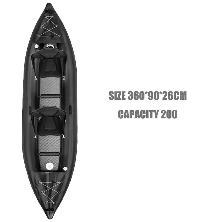 Top Popular PVC rowing boats kayaks custom size 3M 4M Inflatable Fishing Boat with all accessories