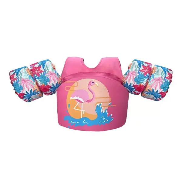 Life Jacket Learn Swimming Training Flotation Swimming Aid Arm Wings Swim Vest with Adjustable Safety Strap Featured Image