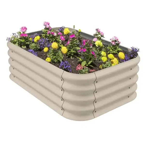 planters box steel raised garden bed / metal steel vegetable planter raised garden beds Featured Image
