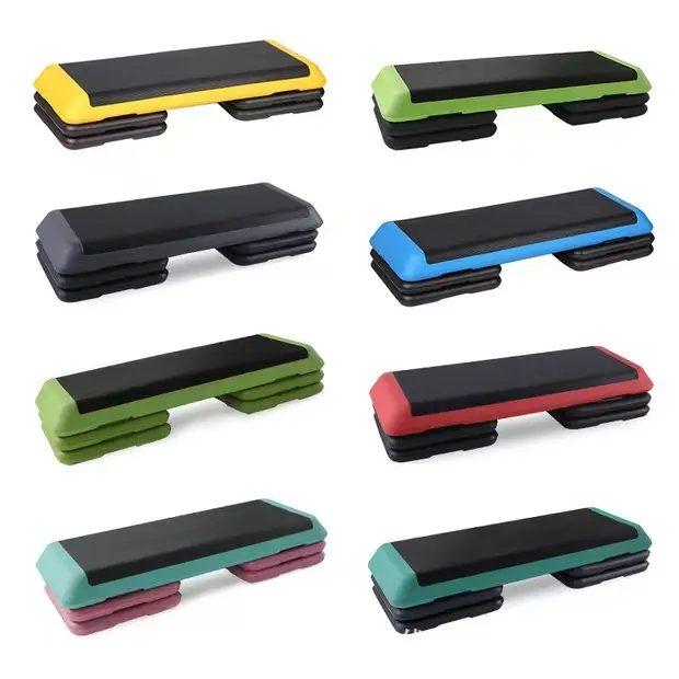 Indoor Exercise Aerobic Stepper Platform Yoga Board Home Gym Cardio Strength Training Balance Training Pedal With Pull Band Featured Image