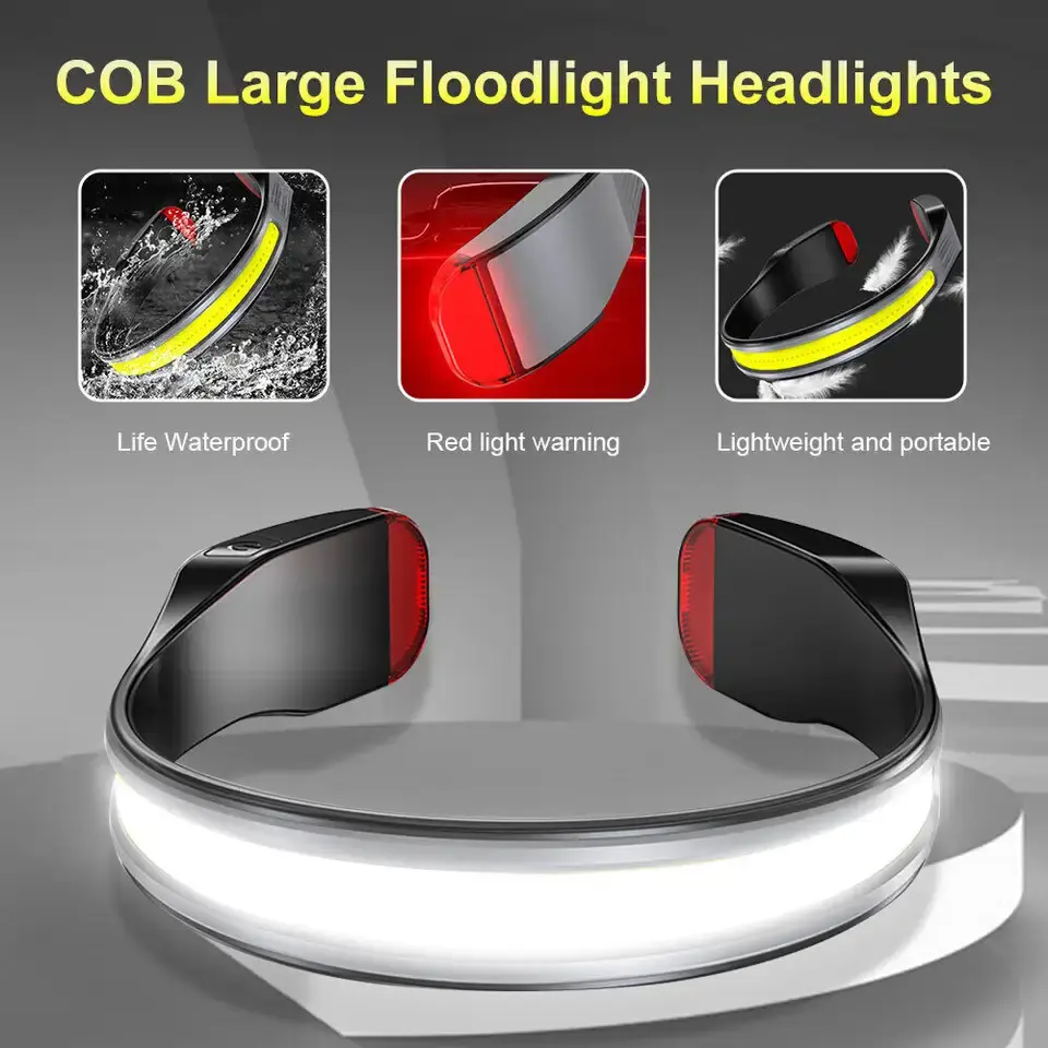 Lightweight waterproof headlamp outdoor running camping hiking